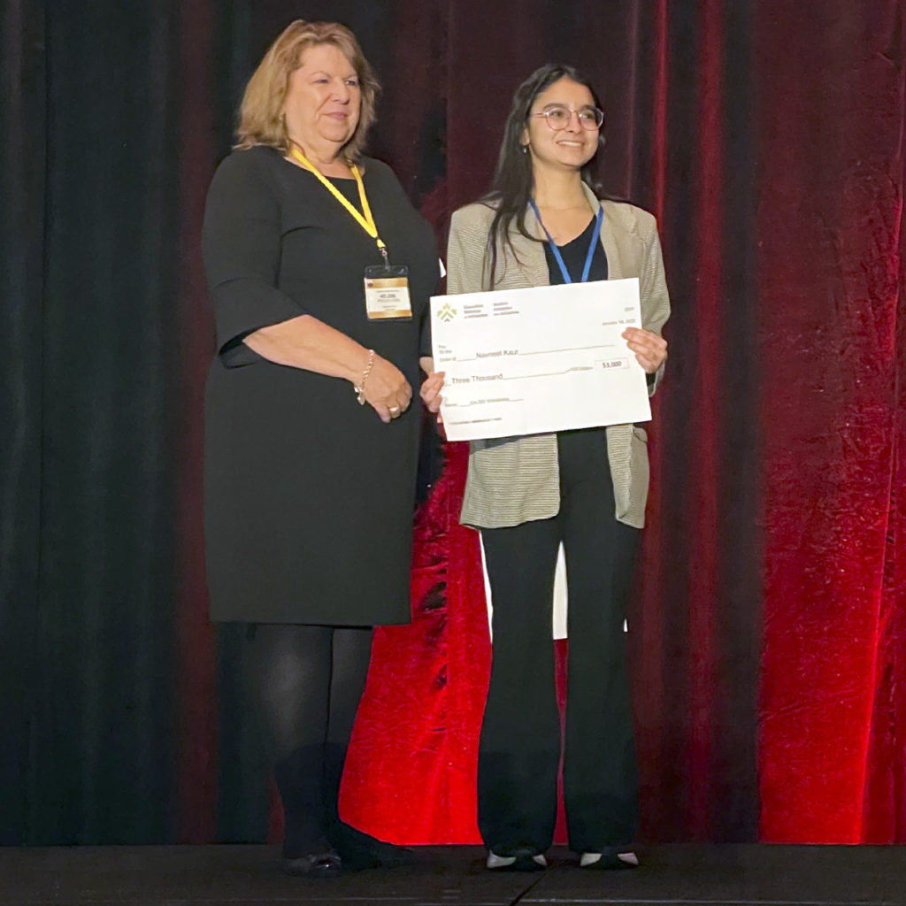 Navneet Kaur, qui étudie à l’Université de Calgary.